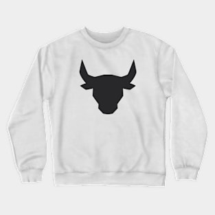 Bull Head Art Design Crewneck Sweatshirt